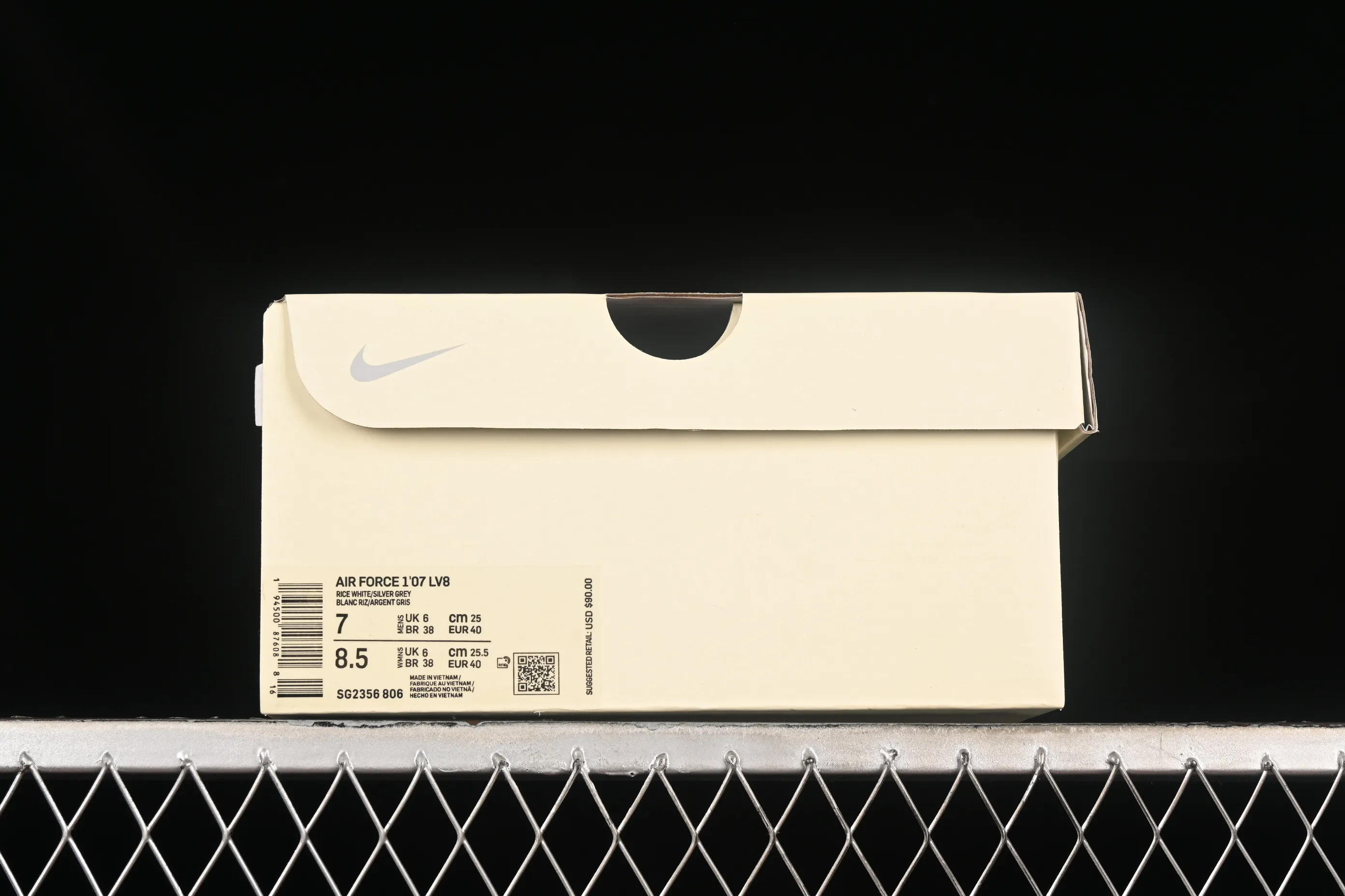 All categories Nk Air Force 1 Air Force series Nk Air Force 1 Mid Air Force mid-top Nk Air Force 1'07 Mid gray pearlescent small hook Air Force One mid-top casual sneakers SG2356-806